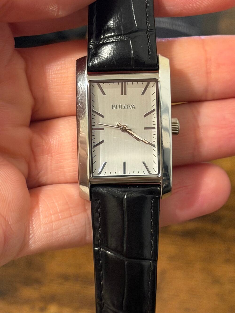 Bulova mens tank watch